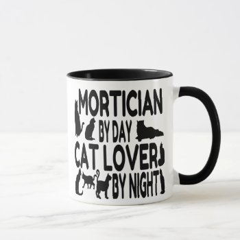 Cat Lover Mortician Mug by Graphix_Vixon at Zazzle