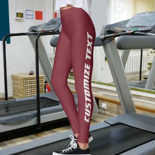 Cat Lover Pet Mom Deep Wine And Neutral Customized Leggings