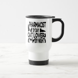 Cat Lover Pharmacist Travel Mug