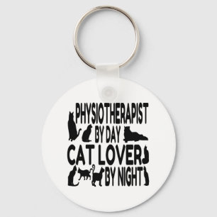 Cat Lover Physiotherapist Keychain