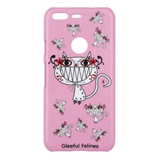 Cat Lover Pink iPhone Case – Gleeful Felines (Back)