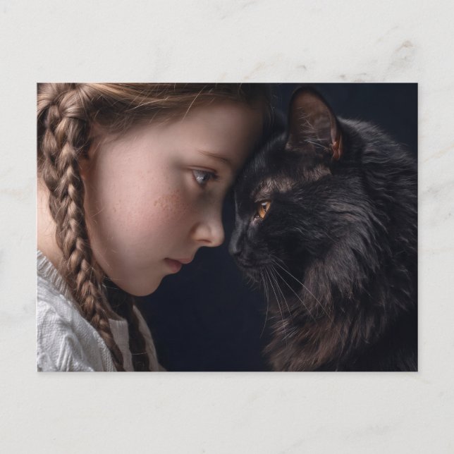 cat lover postcard (Front)