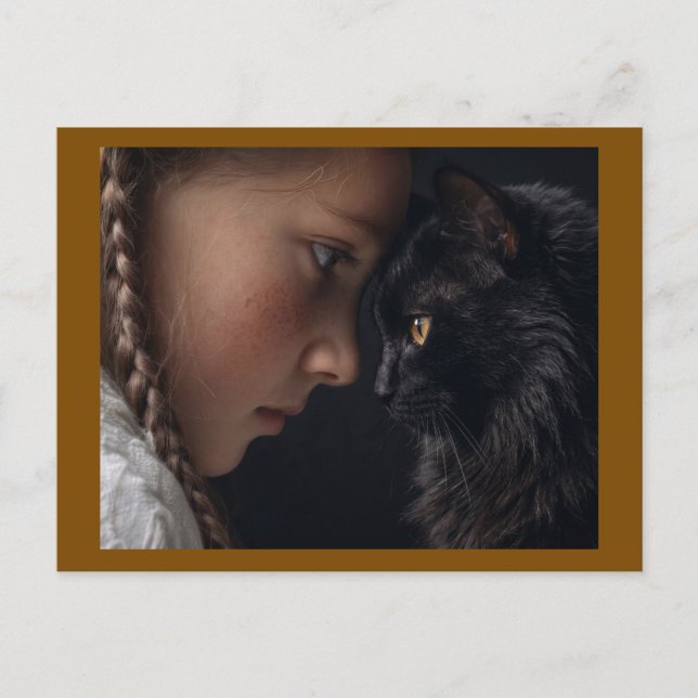 cat lover postcard (Front)
