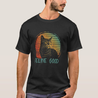 Cat Lover Retro Funny 50s 60 70s 80s Vintage Joke T-Shirt