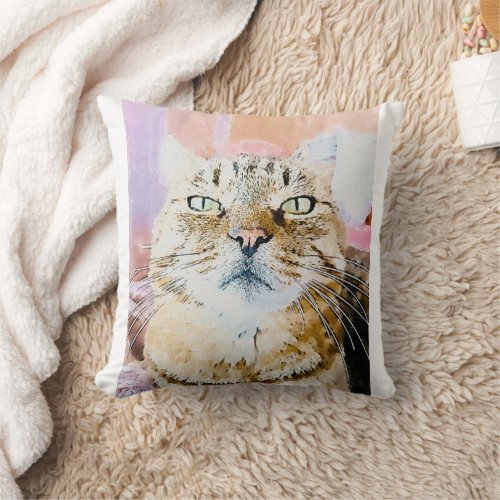 Cat Lover’s Pillow – Cozy Feline Accent for Home D