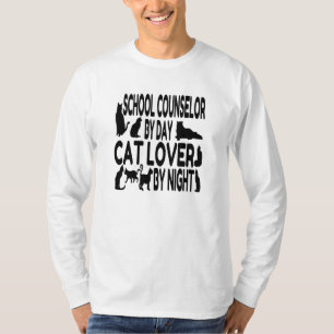 Cat Lover School Counselor T-Shirt