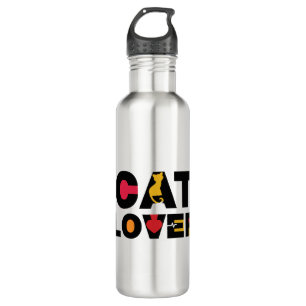 Cat Lover Stainless Steel Water Bottle