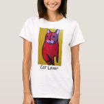 Cat Lover T-shirt at Zazzle
