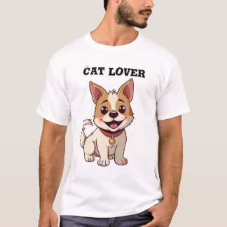 Cat lover T-shirt design