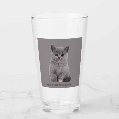 Cat Lover T-Shirt Glass