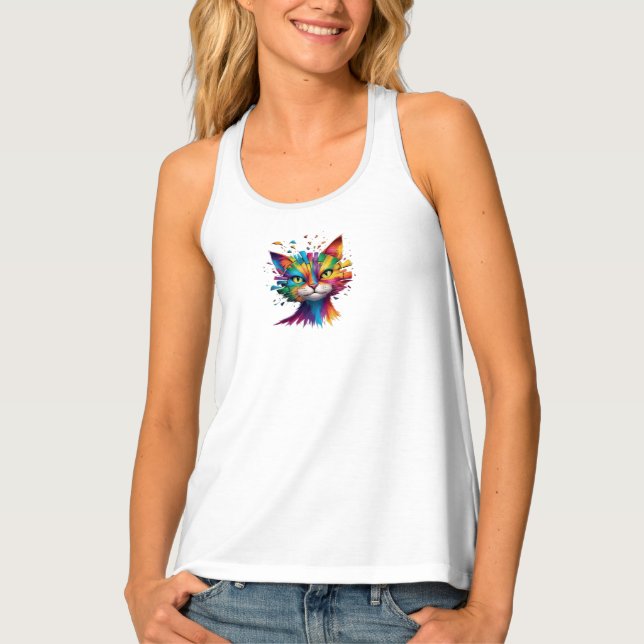 Cat Lover Tank Top (Front)