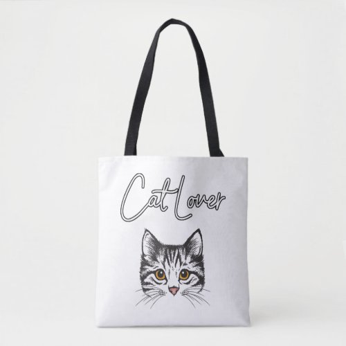 Cat Lover       Tote Bag
