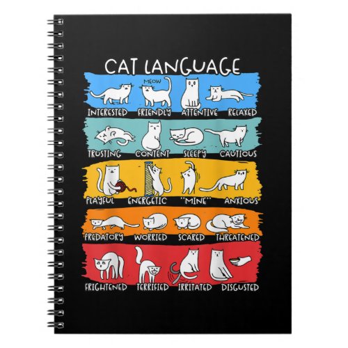 Cat Lover Tshirt Funny Cat Tee Cat Gift Cute Ca Notebook