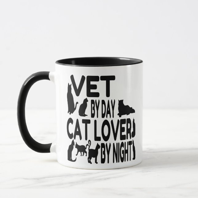 Cat Lover Vet Mug (Left)
