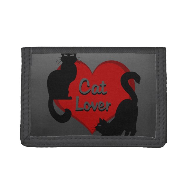 Cat Lover Wallet Fat Cat Wallets Custom Cat Gifts (Front)