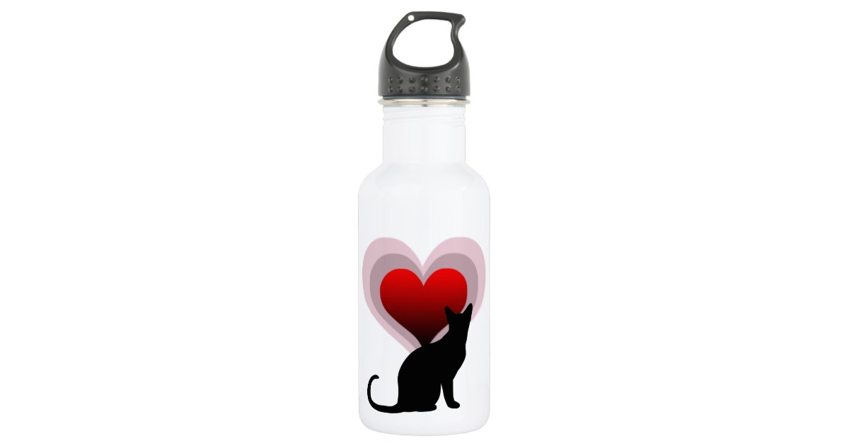 Cat lover water bottle