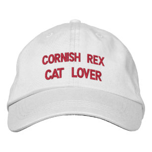 Cat Lover YOUR Breed Specific Red Thread Embroidered Baseball Cap