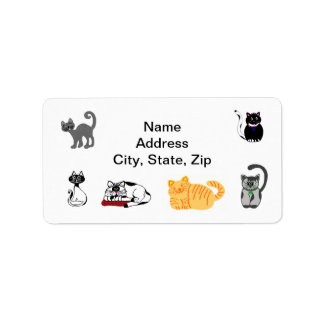 Cat Lovers Address Label