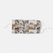 Cat Lovers Adult Cloth Face Mask (Front, Folded)