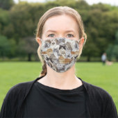 Cat Lovers Adult Cloth Face Mask (Outside)