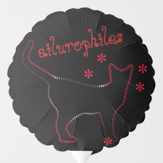 Cat lovers ailurophiles balloon