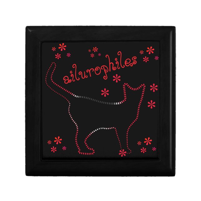 Cat lovers ailurophiles gift box (Front)