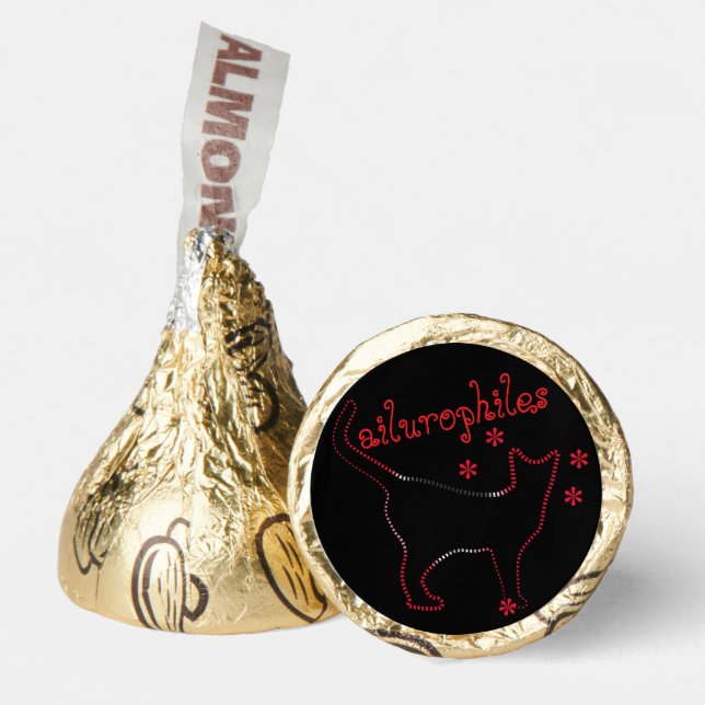 cat lovers ailurophiles Hershey's Candy Favors (Front)