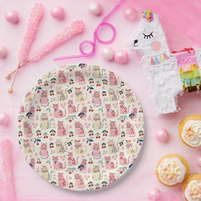 Cat Lovers All Occasion Paper Plates (Party)