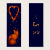 cat lovers bookmark (Front & Back)