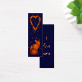 cat lovers bookmark (Desk)