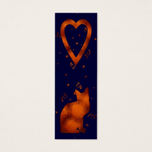 cat lovers bookmark (Front)