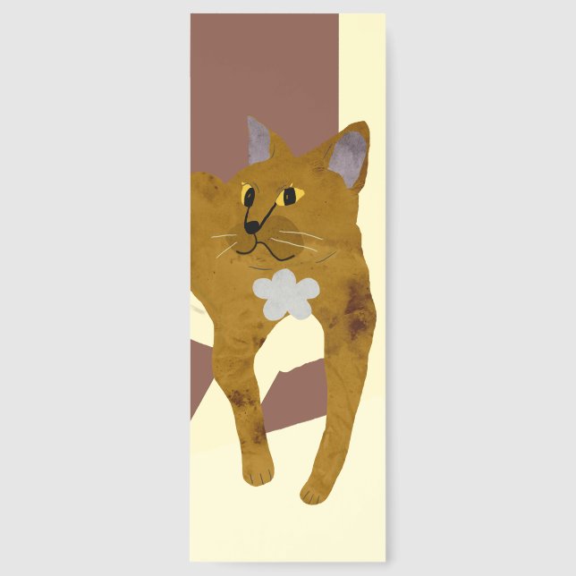 Cat Lover's Bookmark | Cute Cat Design (Front)