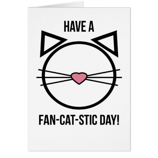 Cat Lover's Card (Front)