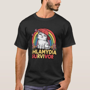 Cat Lovers Chlamydia Survivor T-Shirt