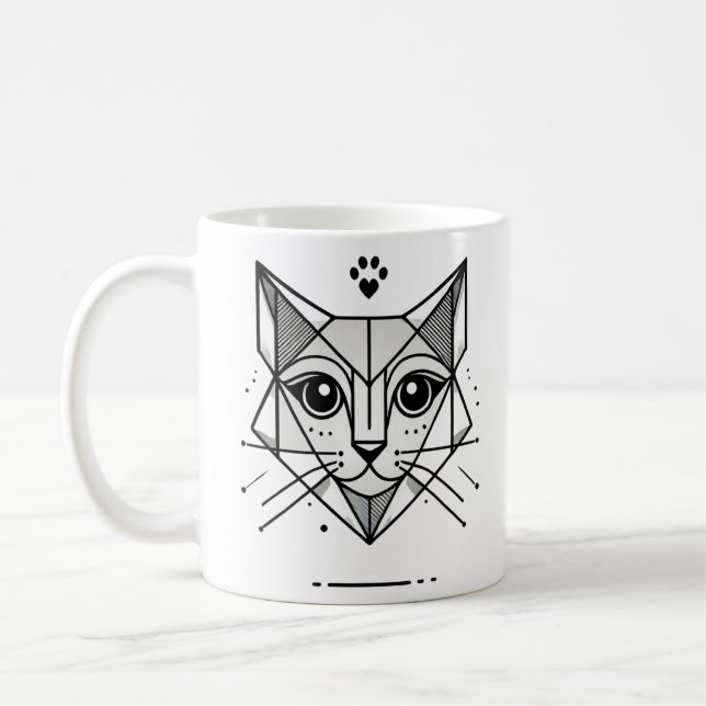 cat lovers coffee mug (Left)