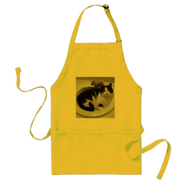 Cat lovers delight adult apron (Front)