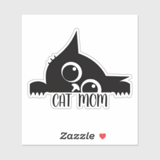 Cat lovers design sticker