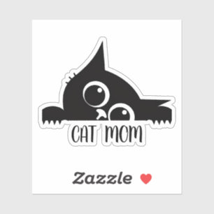 Cat lovers design sticker