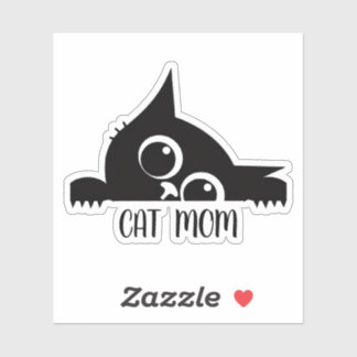 Cat lovers design sticker