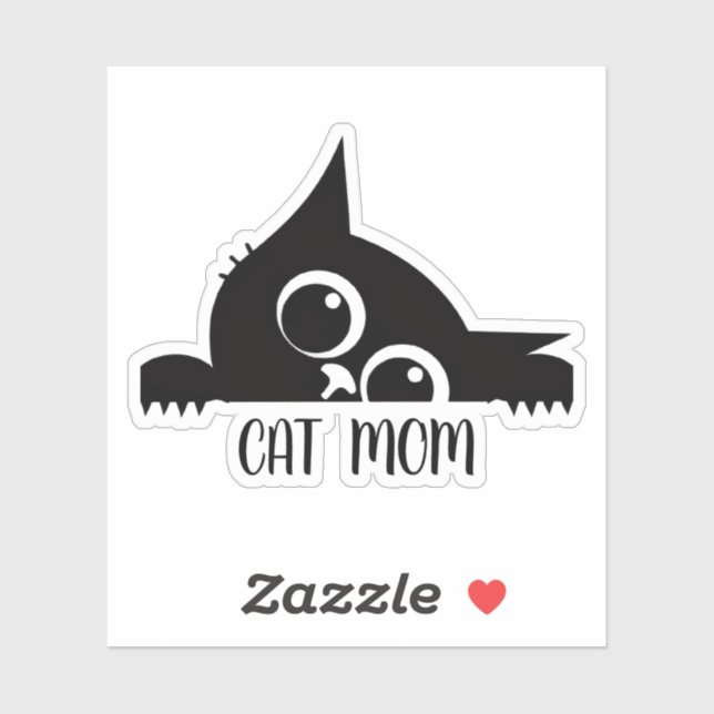 Cat lovers design sticker (Sheet)