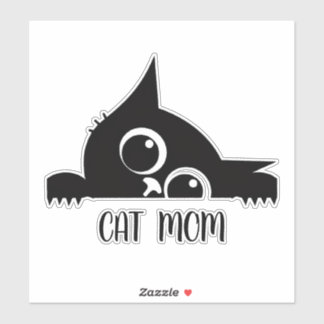 Cat lovers design sticker