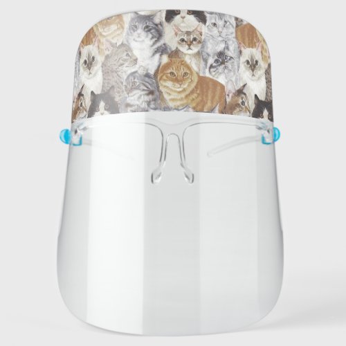 Cat Lovers Face Shield