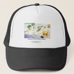Cat Lovers Funny Cap "Cats From CATalina Island"