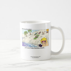 Cat Lovers Hilarious CATalina Island Coffee Mug