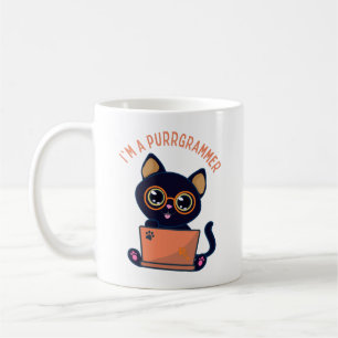Cat Lovers I'm a purrgrammer Programmer Coffee Mug