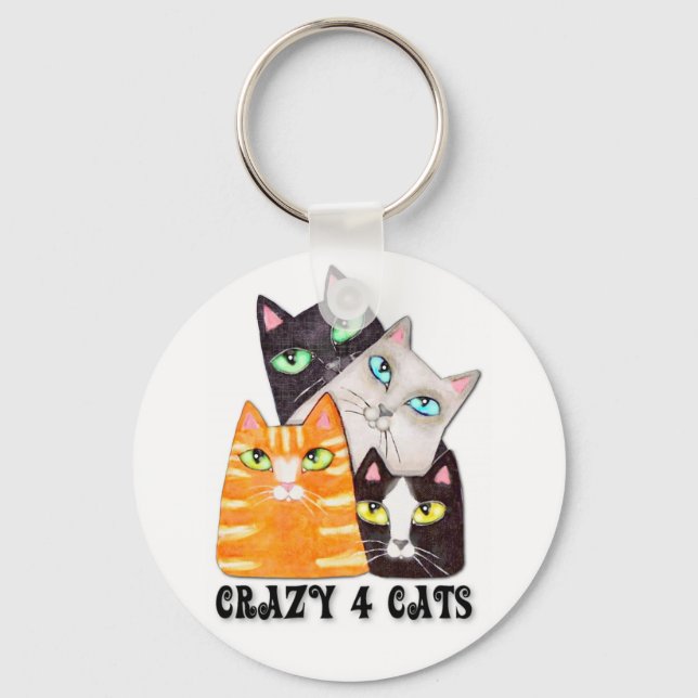 Cat Lover's Key Chain (Front)
