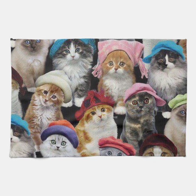 Cat Lovers Kitchen Towel (Horizontal)