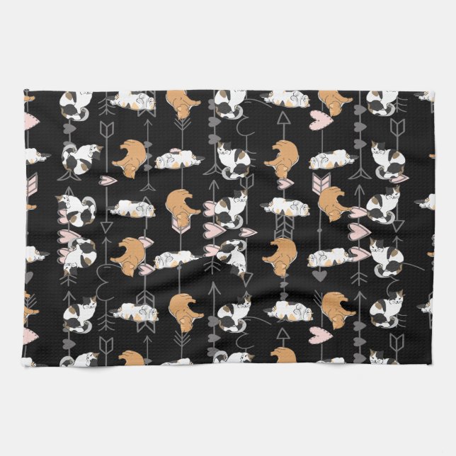 Cat Lover's Kitchen Towel (Horizontal)