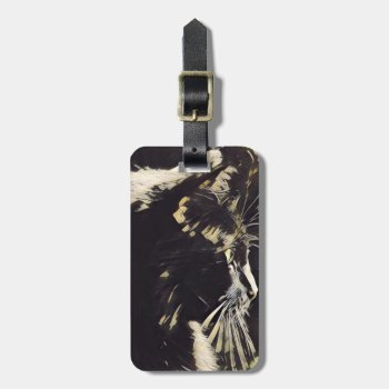 Cat Lover's Luggage Tag  Personalized Luggage Tag by PicturesByDesign at Zazzle