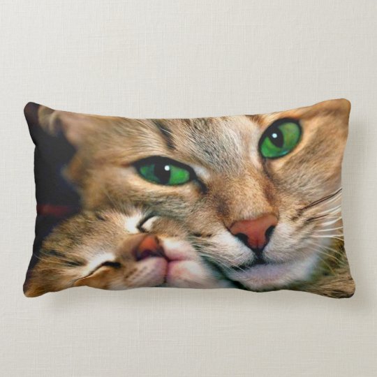 cat lumbar pillow